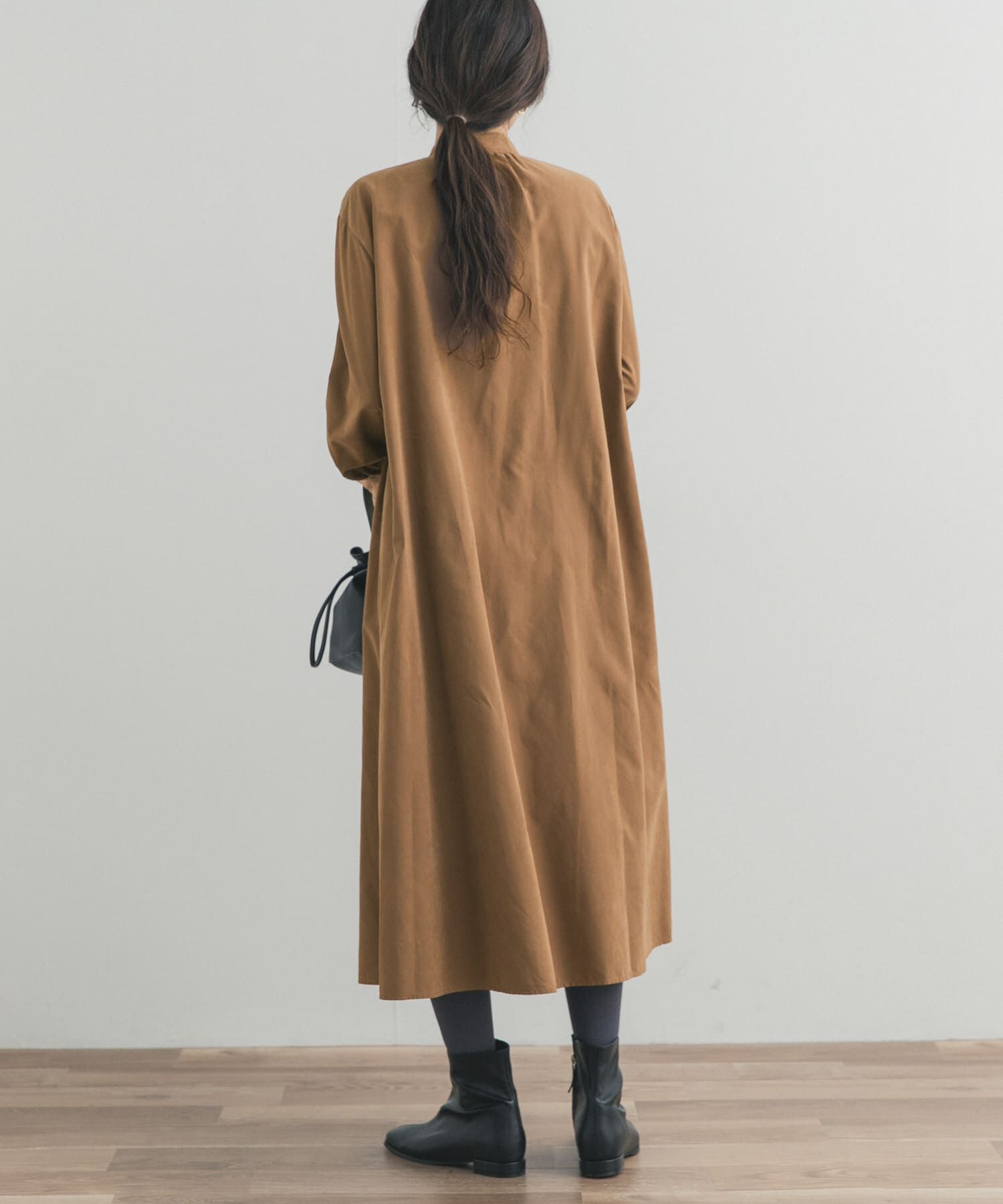 URBAN RESEARCH DOORS「ピーチタッチピンタックワンピース」|ワンピース|