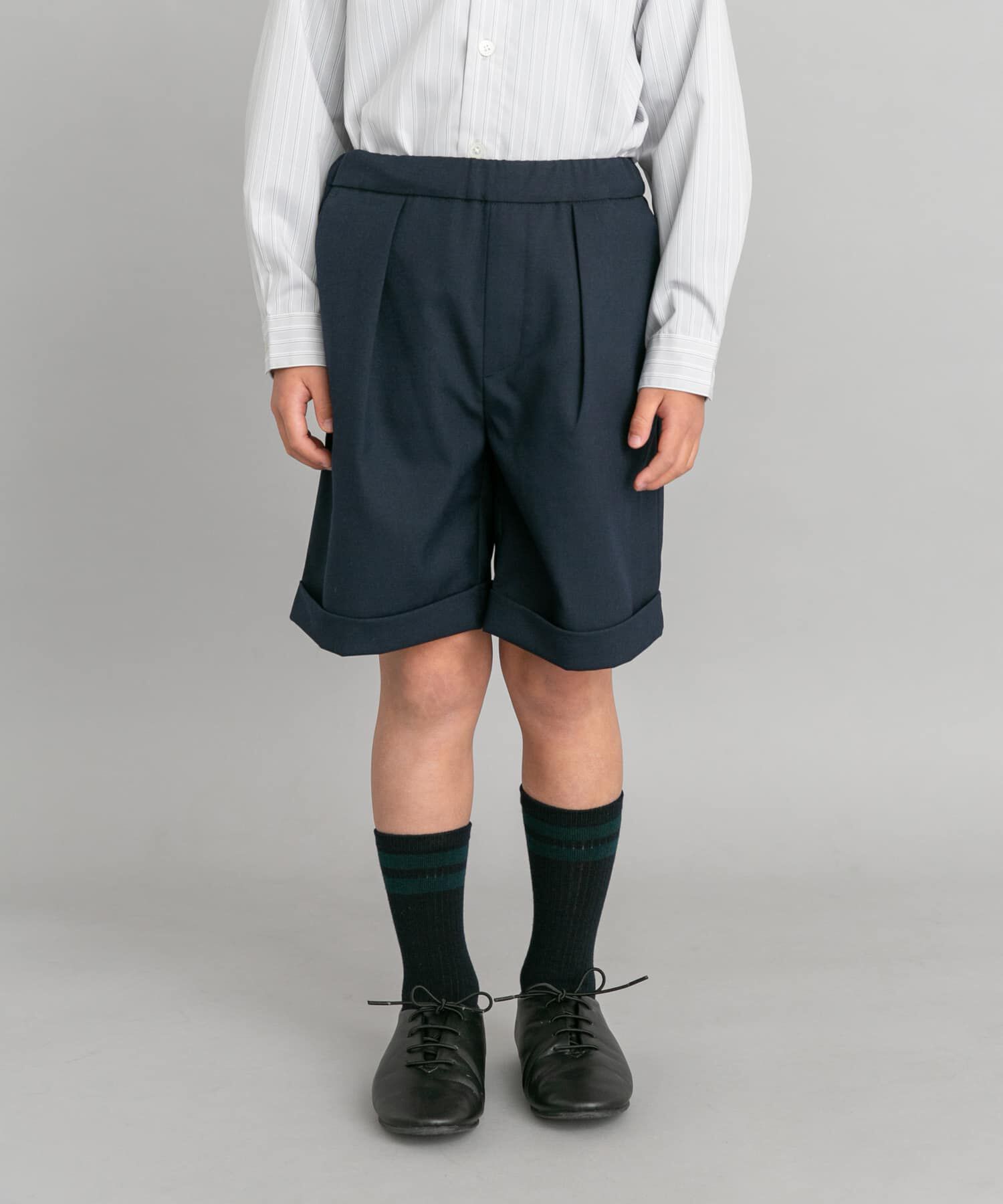 URBAN RESEARCH DOORS「『セットアップ対応』タックスラックスショーツ(KIDS)」|その他|ネイビー