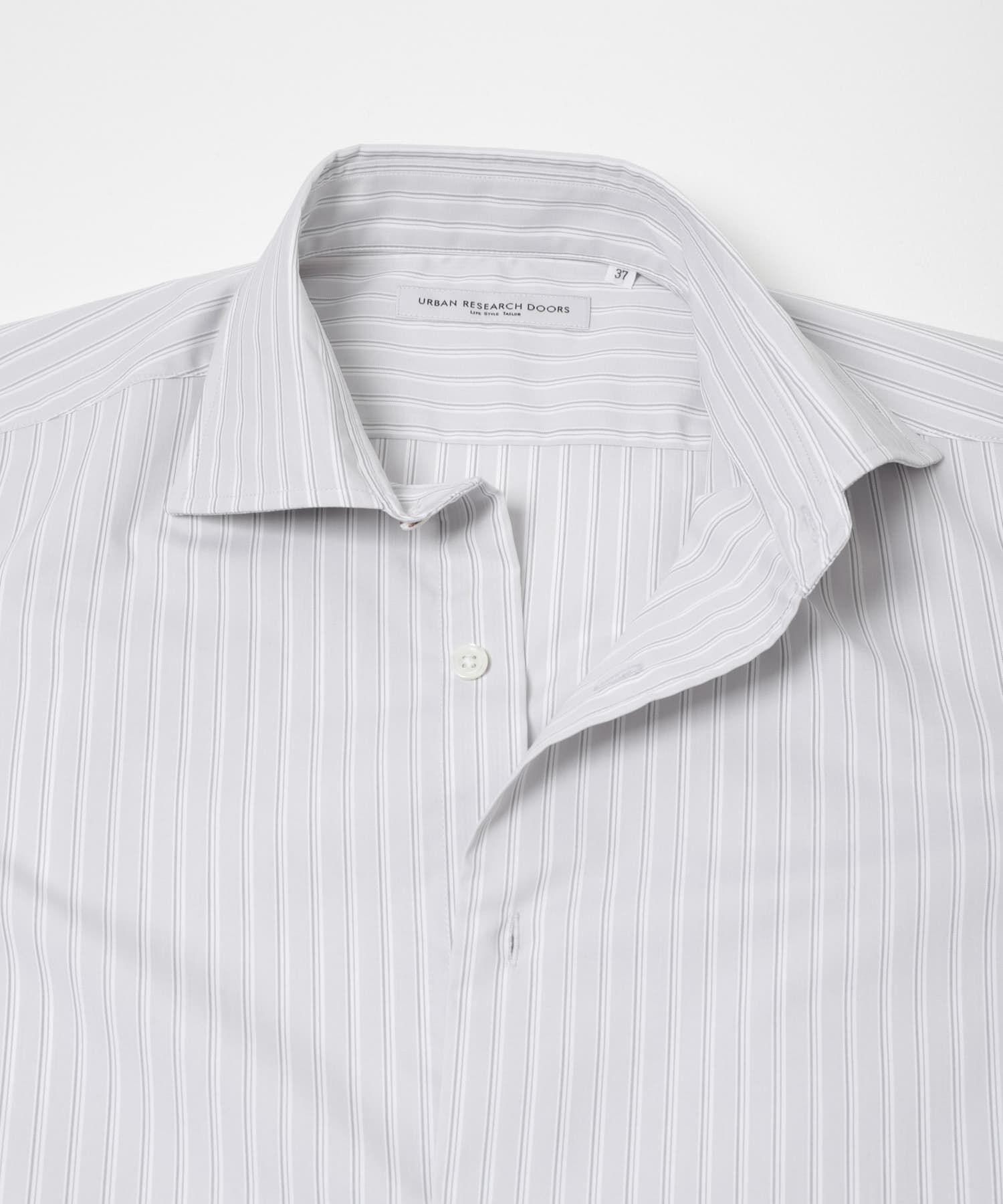 URBAN RESEARCH DOORS「LIFE STYLE TAILOR　セミワイドストライプシャツ」|シャツ・ブラウス|