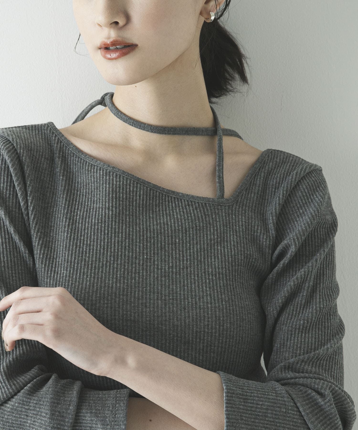 URBAN RESEARCH「カットアウトリボントップス」|Tシャツ・カットソー|