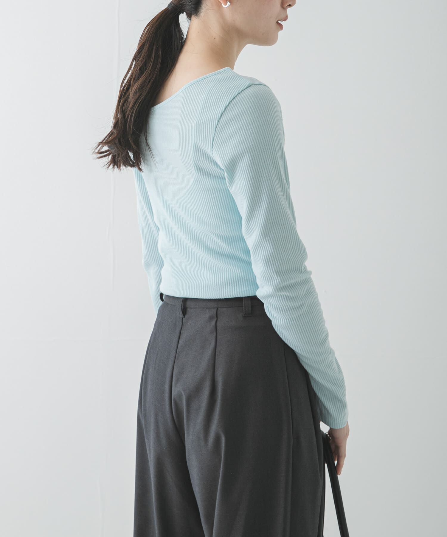 URBAN RESEARCH「カットアウトリボントップス」|Tシャツ・カットソー|