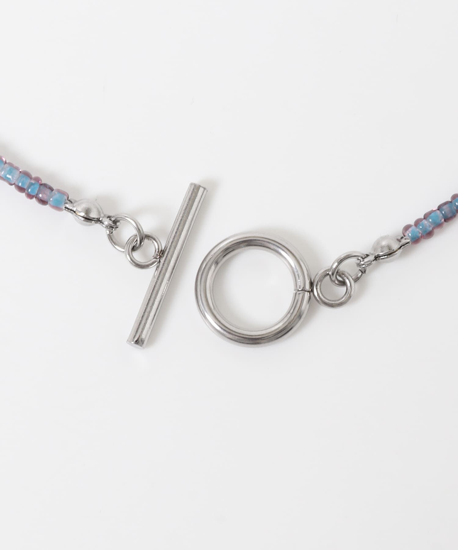 SMELLY「ステンレスフラワービーズマンテルネックレス」|ネックレス|