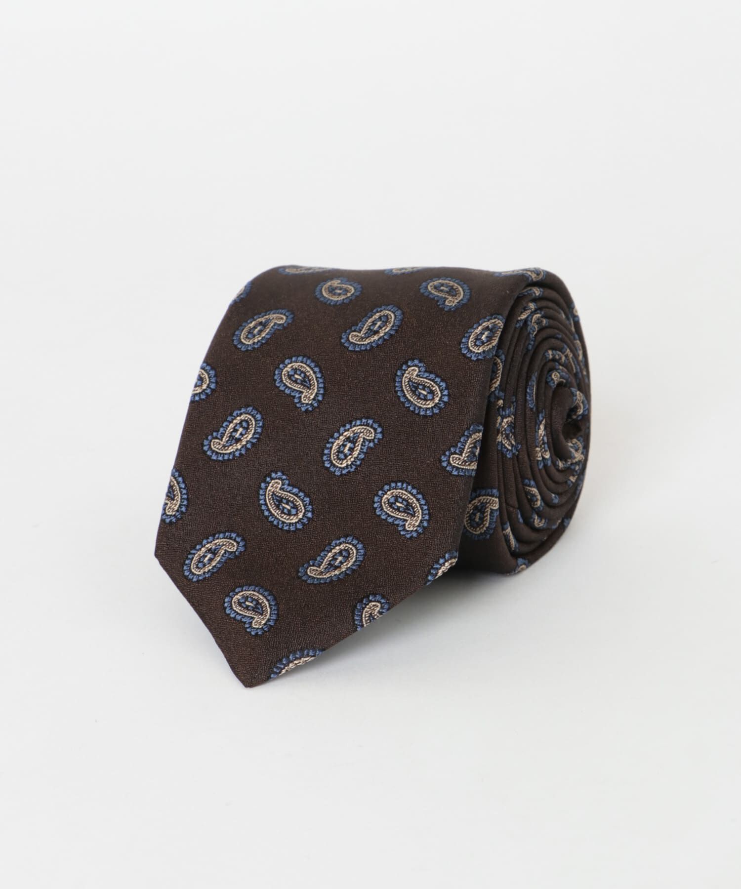 URBAN RESEARCH DOORS「LIFE STYLE TAILOR　26SS国内タイペイズリー1」|ネクタイ・蝶ネクタイ|ブラウン