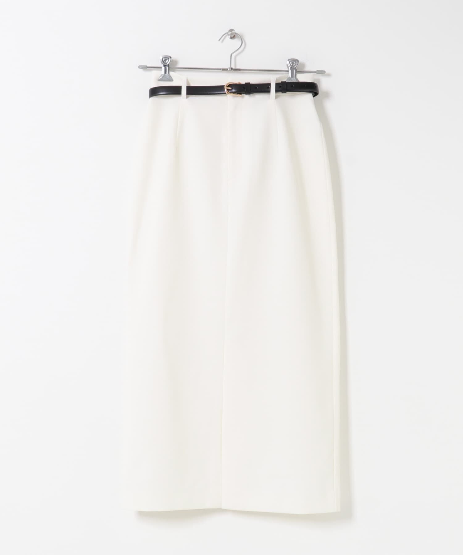 URBAN RESEARCH ROSSO「ベルト付ツイルストレッチスカート」|スカート|