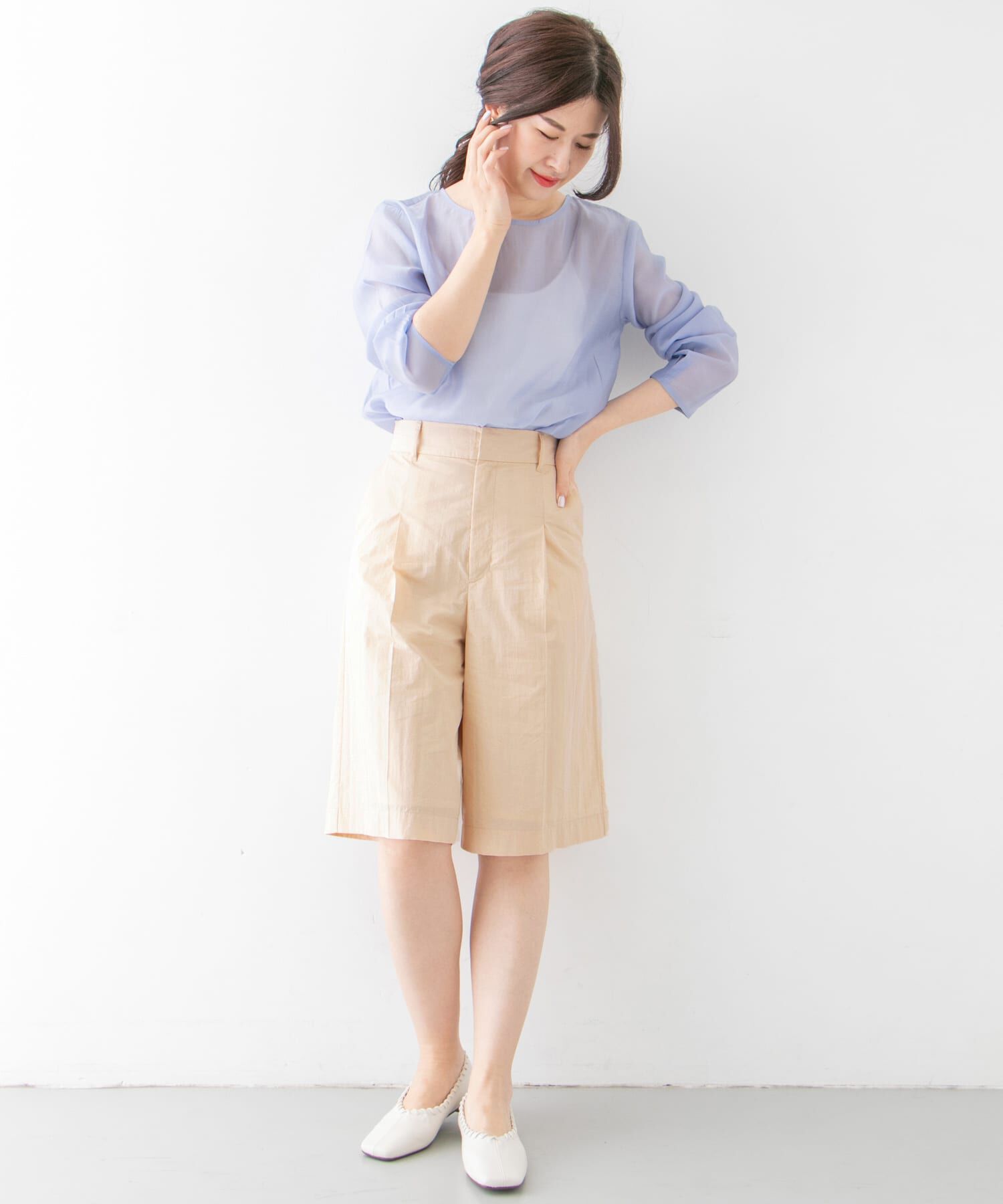  「フロントタックハーフパンツ&there4;」|その他|