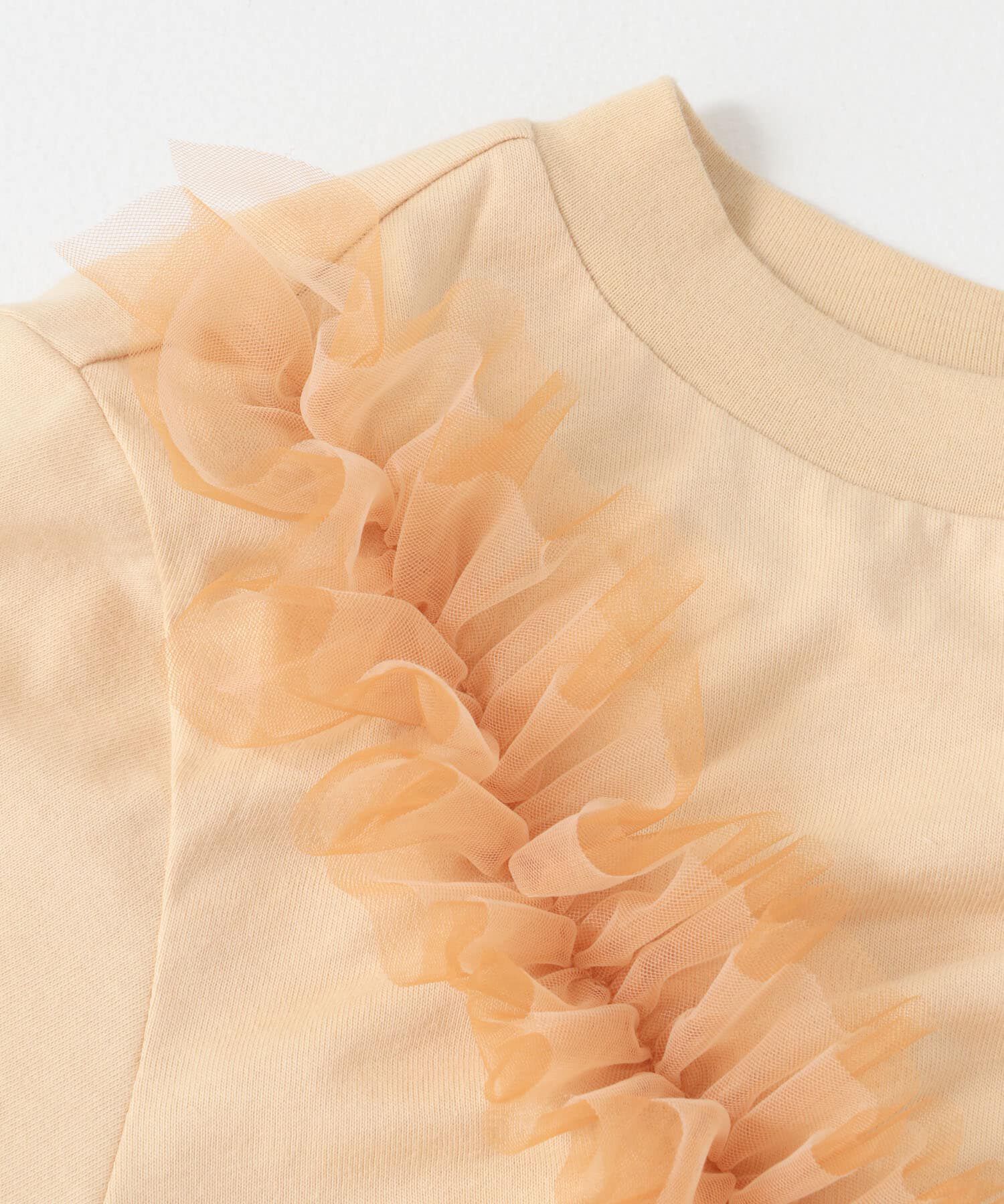  「シャーリングフリルTEE」|Tシャツ・カットソー|