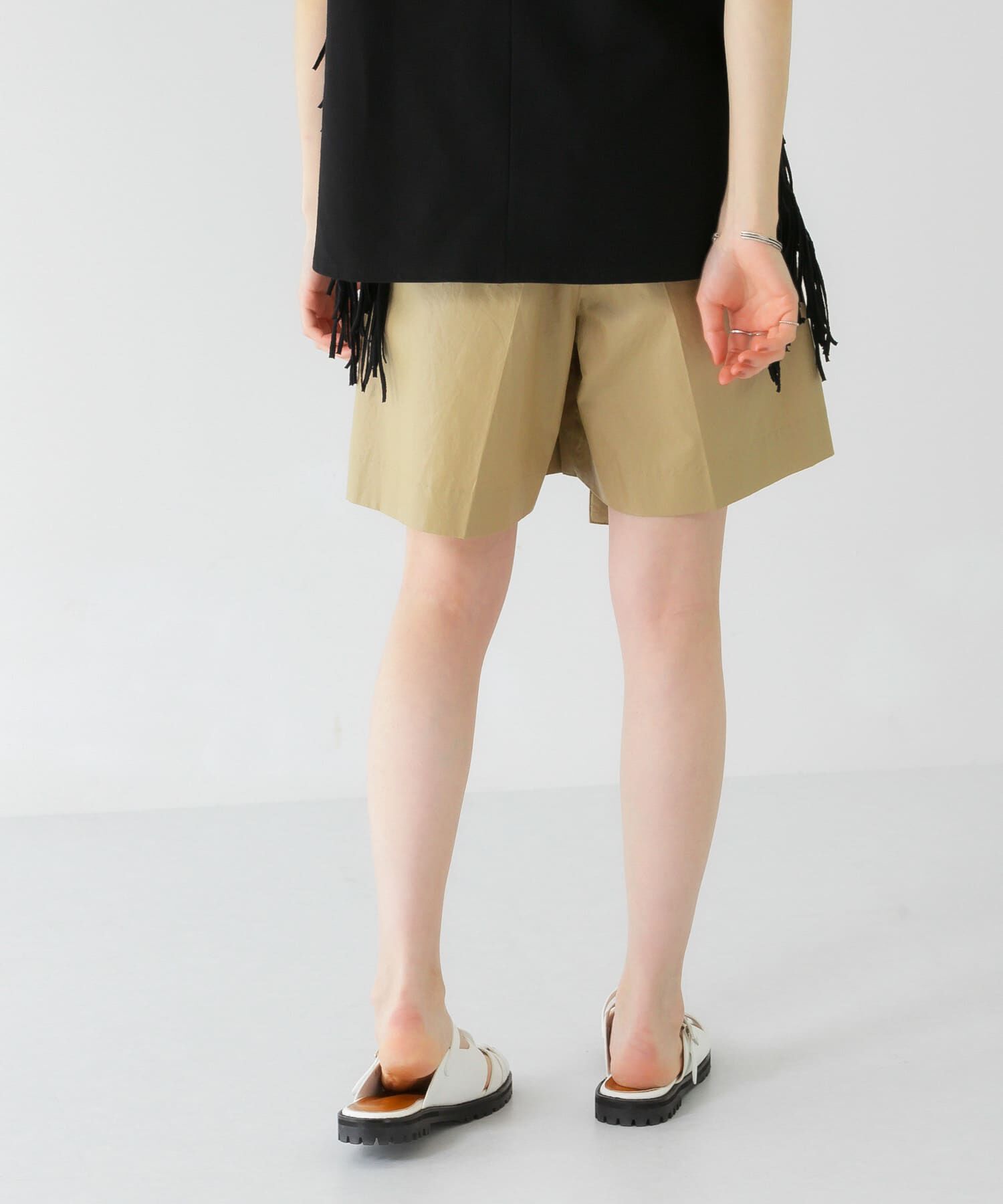  「ベルテッドコーティングハーフパンツ」|その他|