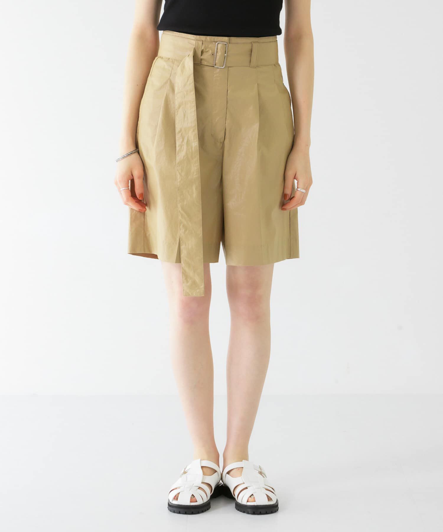  「ベルテッドコーティングハーフパンツ」|その他|