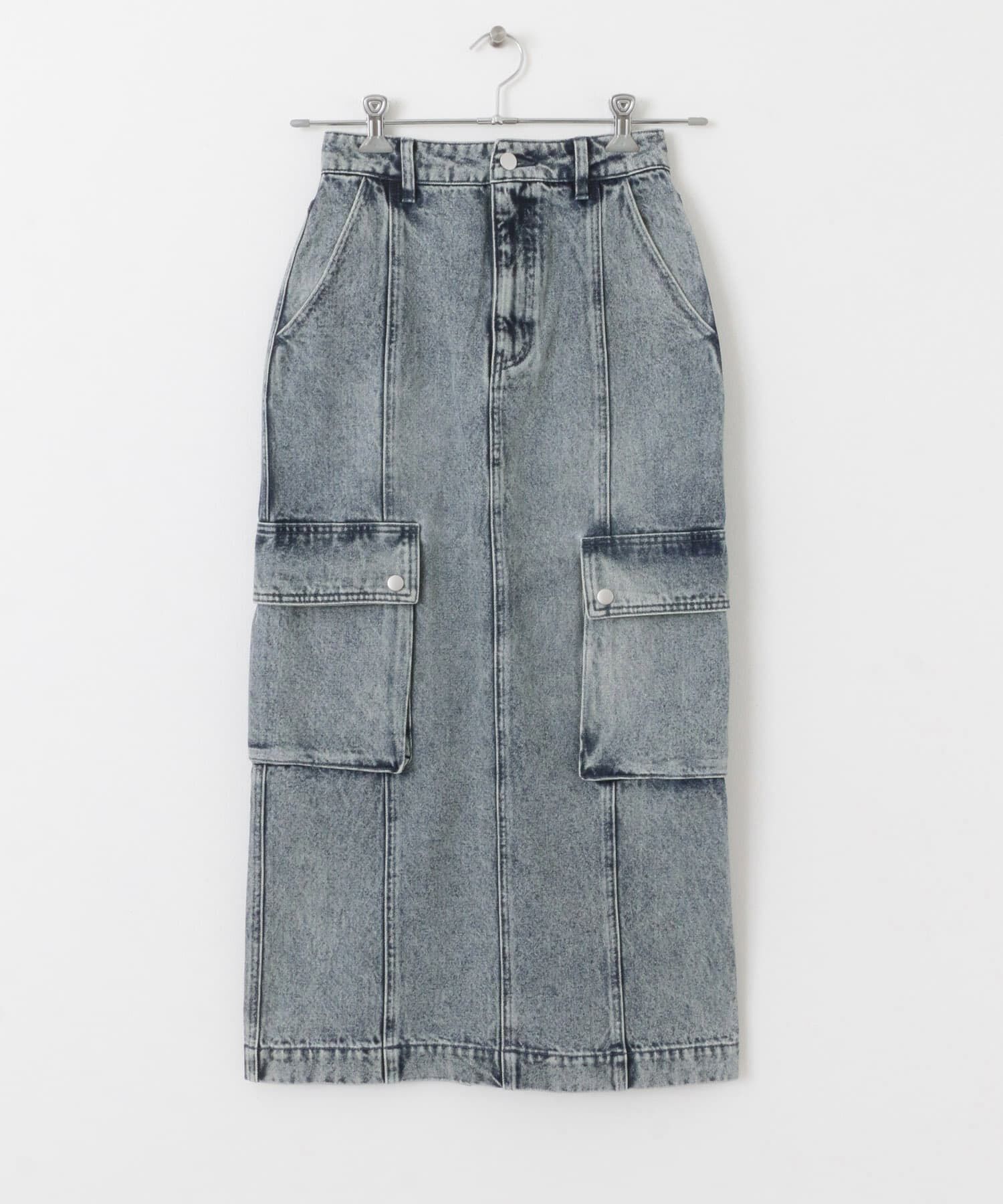 SENSE OF PLACE by URBAN RESEARCH「カーゴデニムスカート」|スカート|
