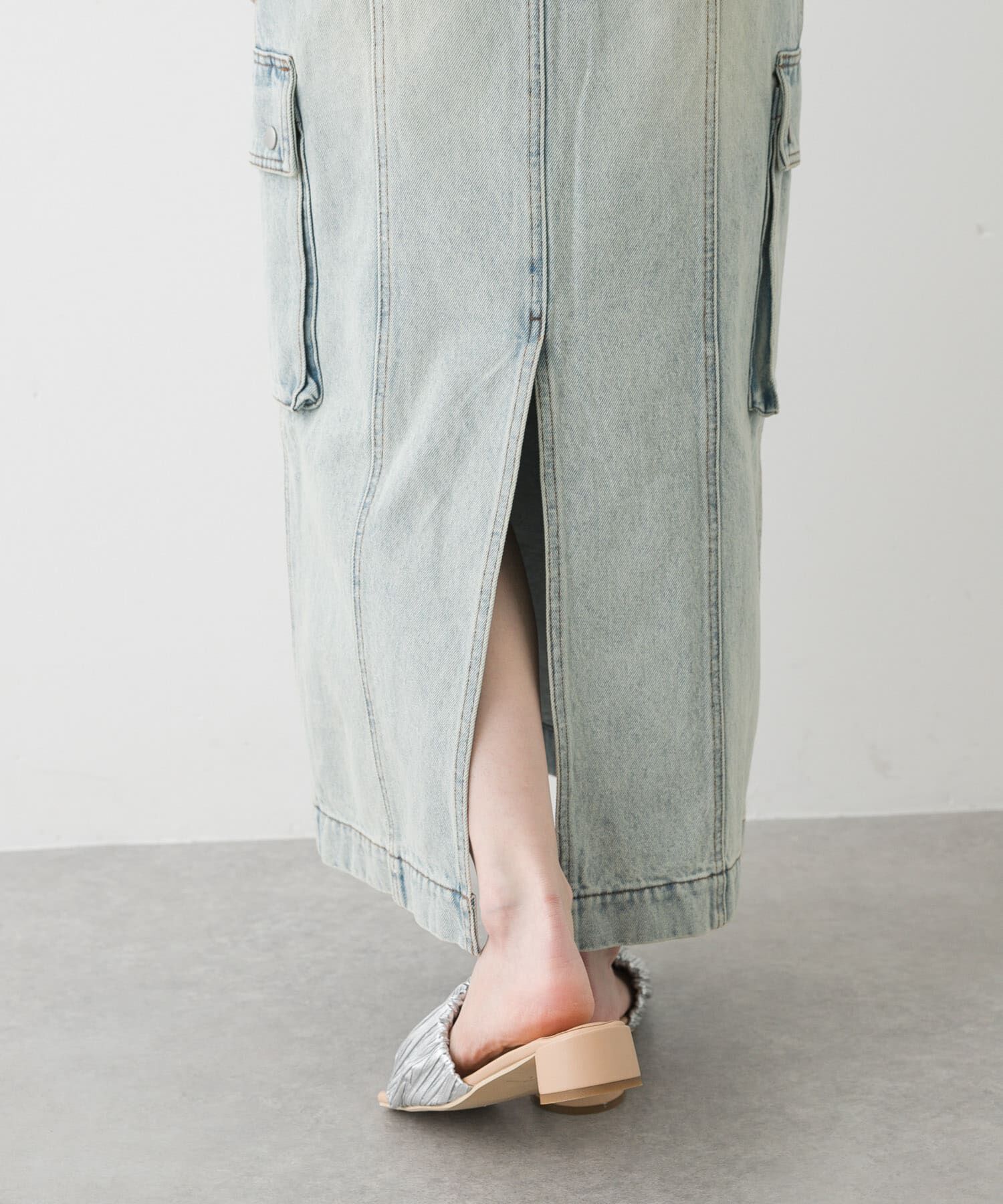 SENSE OF PLACE by URBAN RESEARCH「カーゴデニムスカート」|スカート|