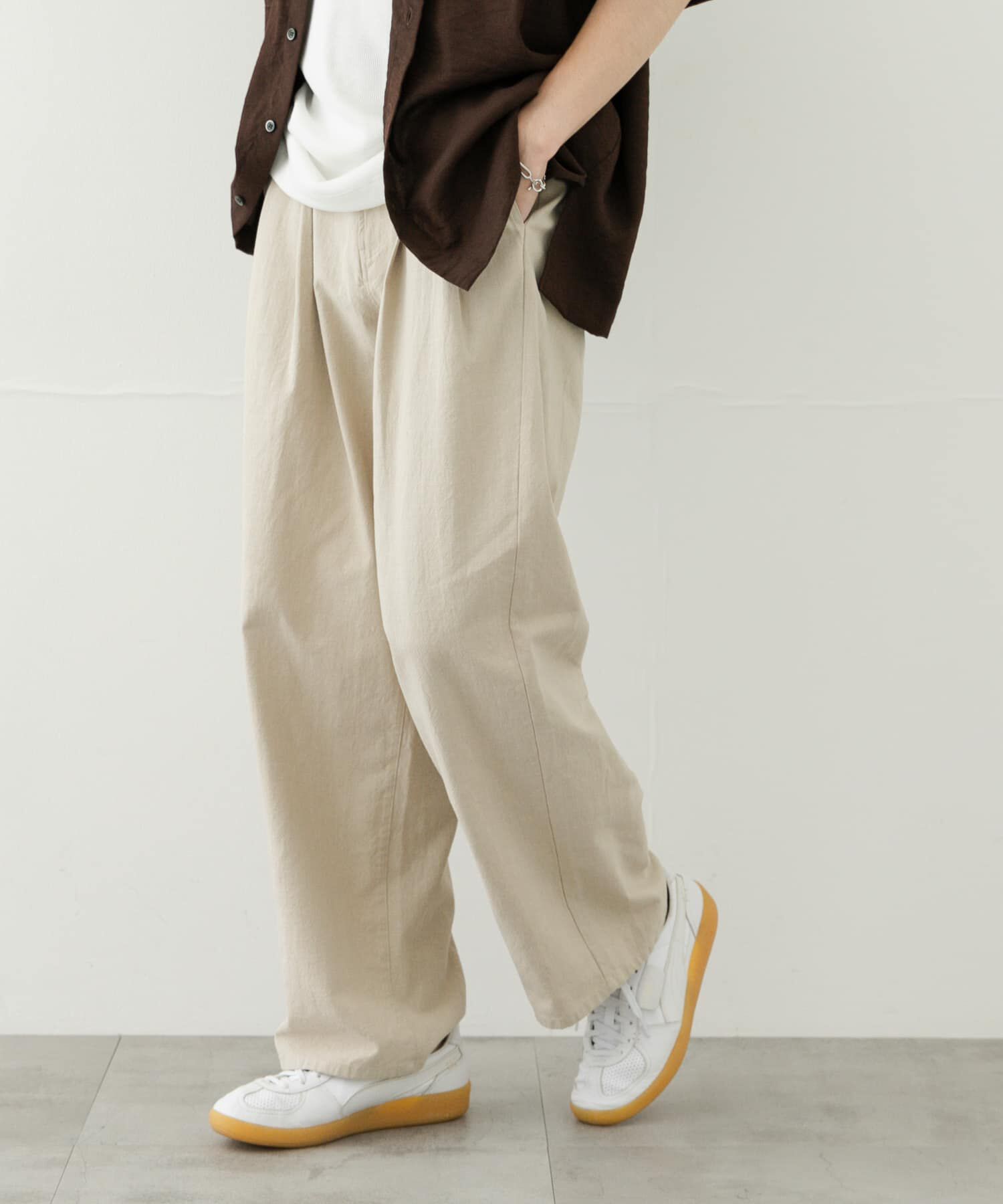 SENSE OF PLACE by URBAN RESEARCH「ドライタッチワイドパンツ」|その他|