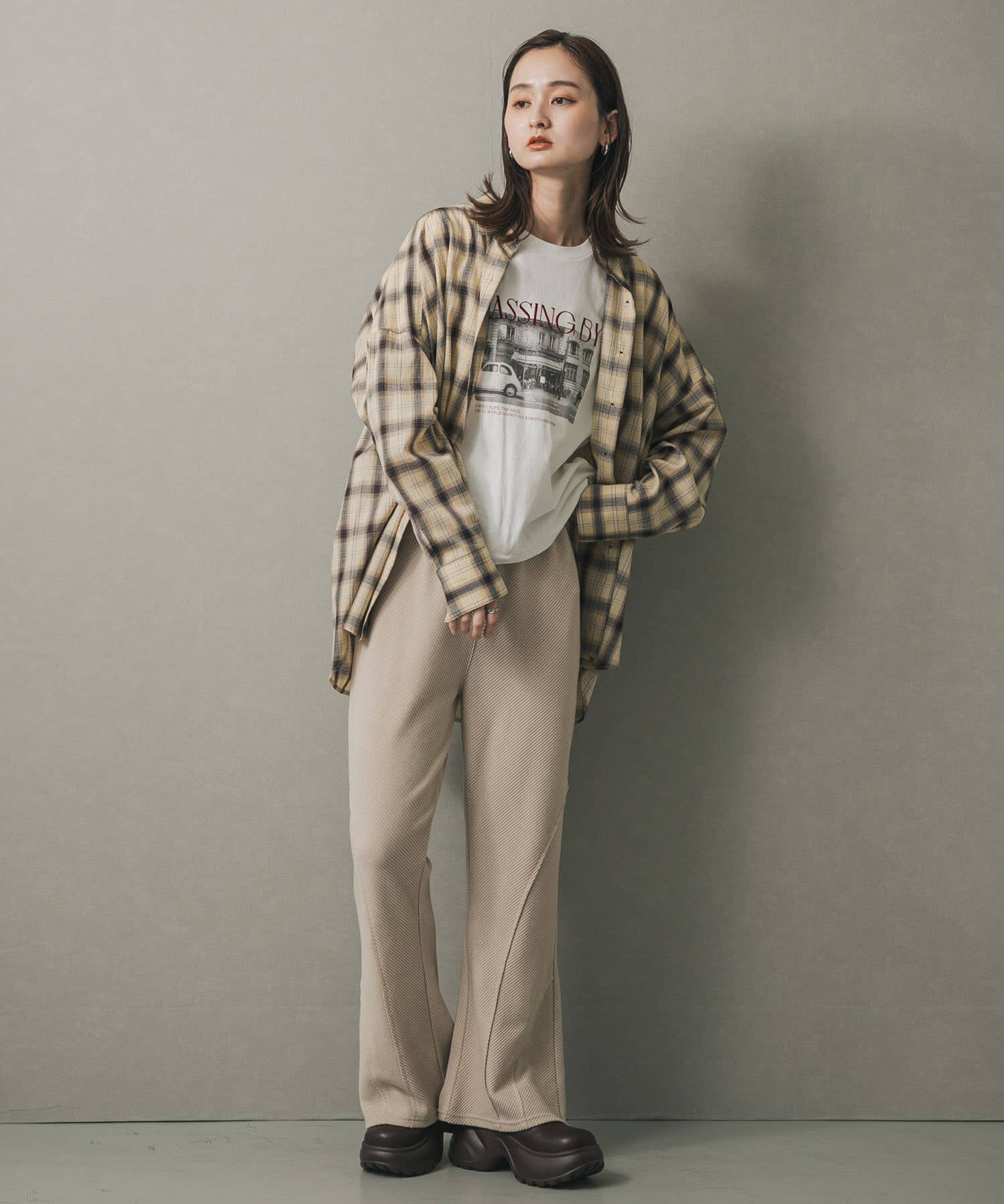 SENSE OF PLACE by URBAN RESEARCH「カットフレアパンツ」|その他|