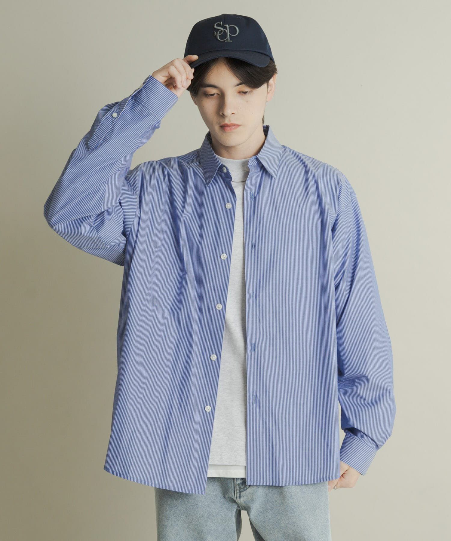 SENSE OF PLACE by URBAN RESEARCH「『WEB/一部店舗限定』コンフォートレギュラーカラーシャツ」|シャツ・ブラウス|