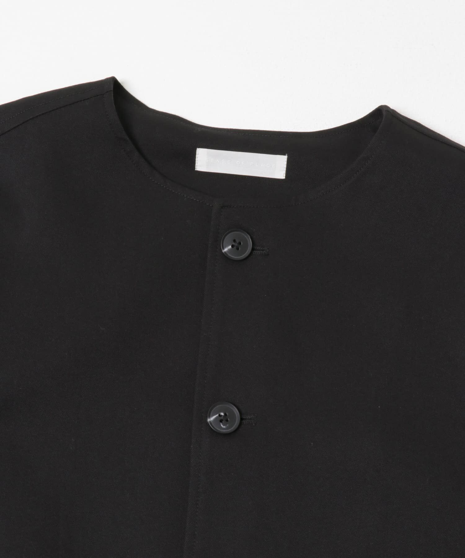 SENSE OF PLACE by URBAN RESEARCH「コンフォートクルーネックジャケット」|ノーカラーコート|