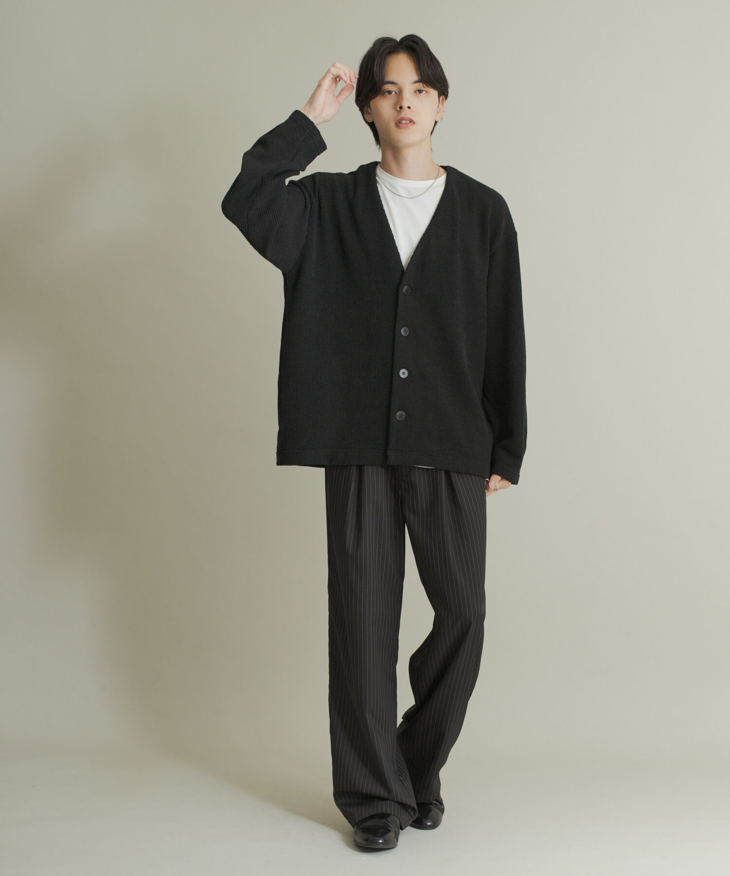 SENSE OF PLACE by URBAN RESEARCH「ウールタッチジャージカーディガン」|カーディガン|