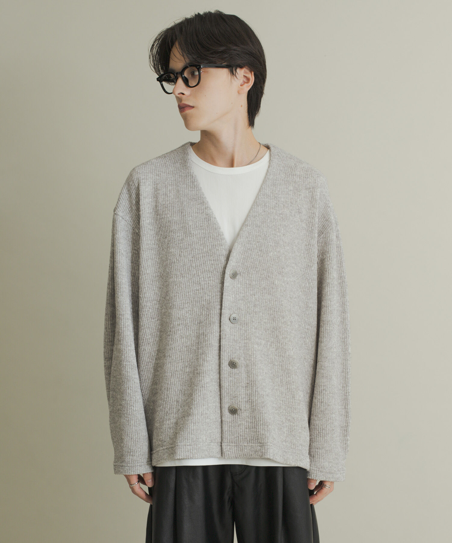SENSE OF PLACE by URBAN RESEARCH「ウールタッチジャージカーディガン」|カーディガン|