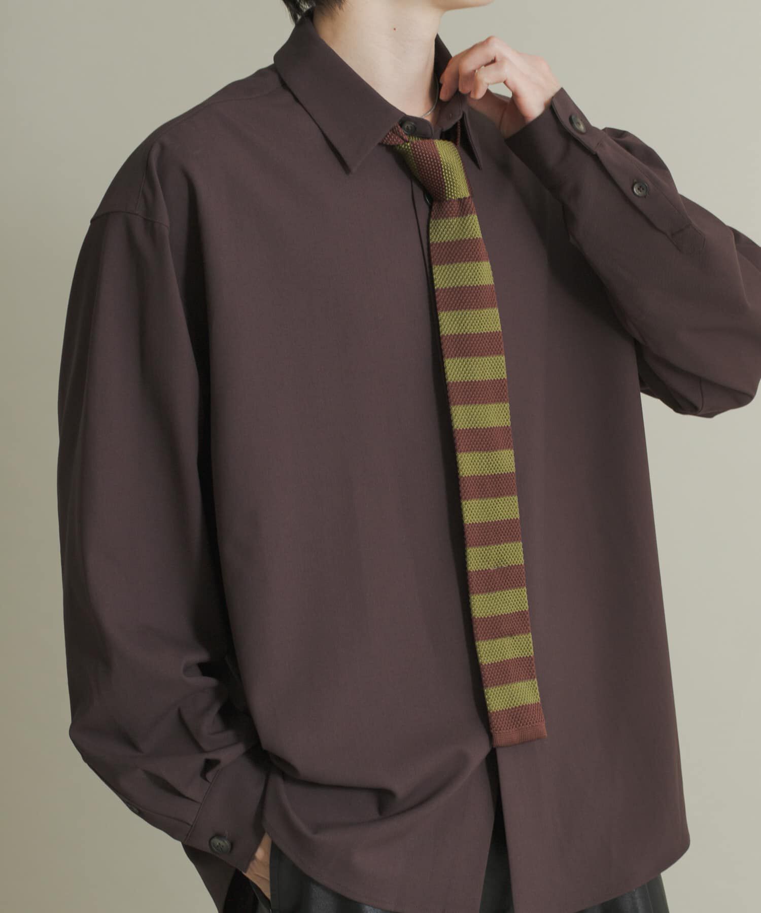 SENSE OF PLACE by URBAN RESEARCH「ボーダーニットタイ」|ネクタイ・蝶ネクタイ|