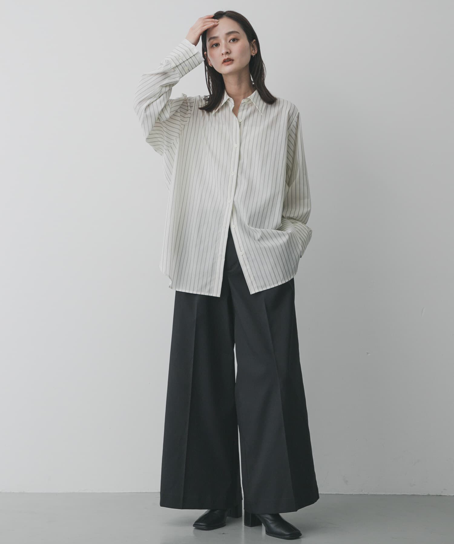 SENSE OF PLACE by URBAN RESEARCH「『イージーケア』レイヤードカフスルーズシャツ」|シャツ・ブラウス|