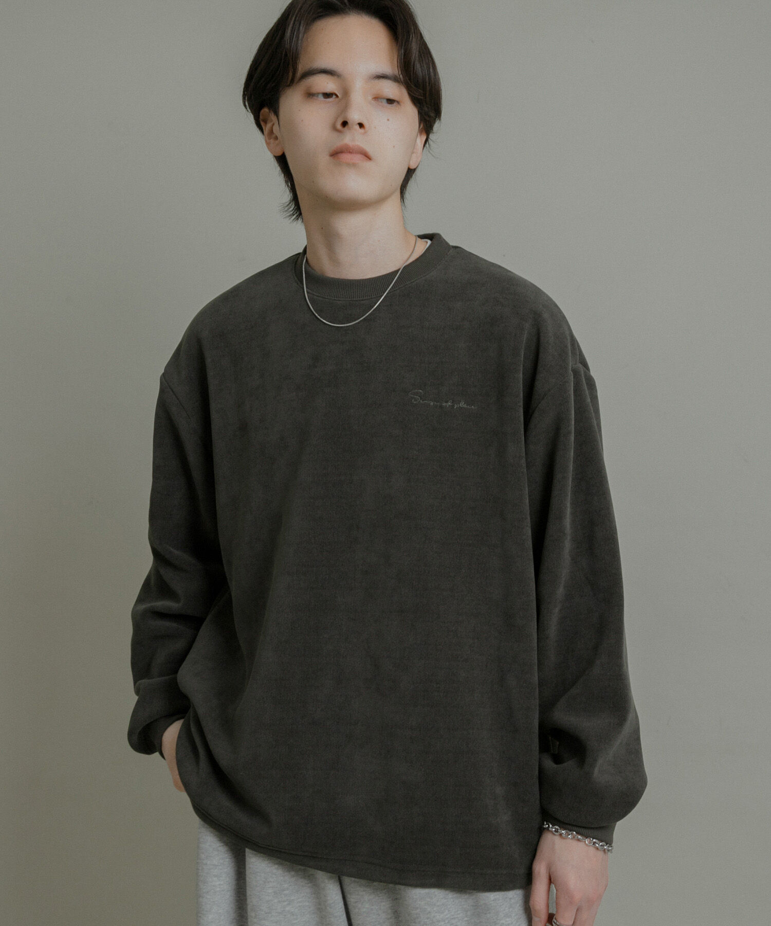 SENSE OF PLACE by URBAN RESEARCH「ニットフリースクルーネックプルオーバー」|ニット・セーター|