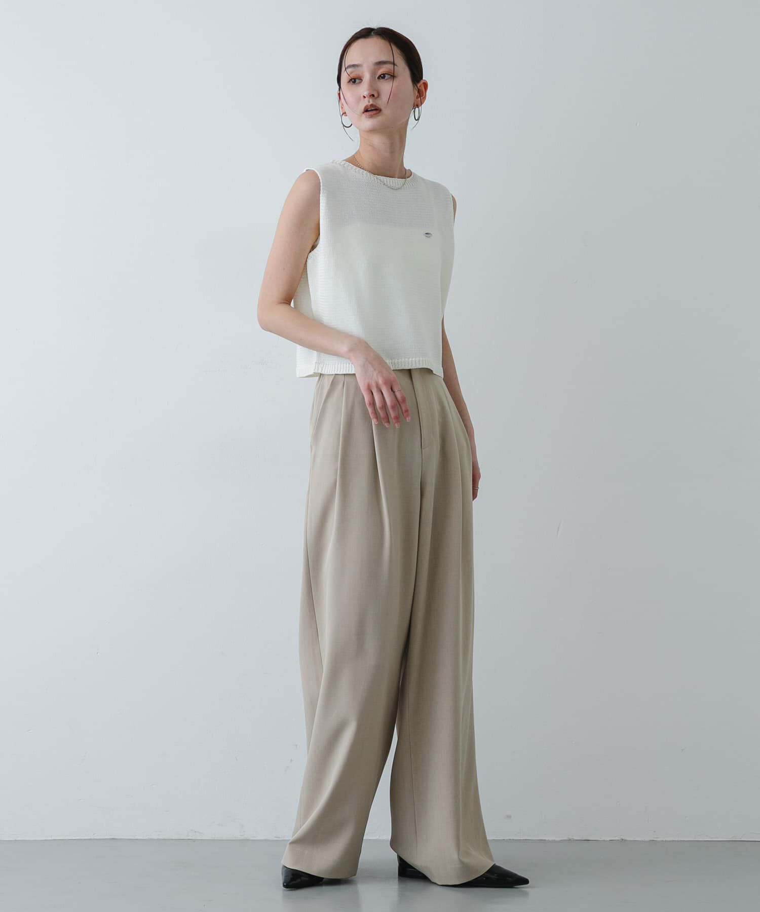 SENSE OF PLACE by URBAN RESEARCH「『洗濯可』リネンタッチクロップドセーター」|ニット・セーター|