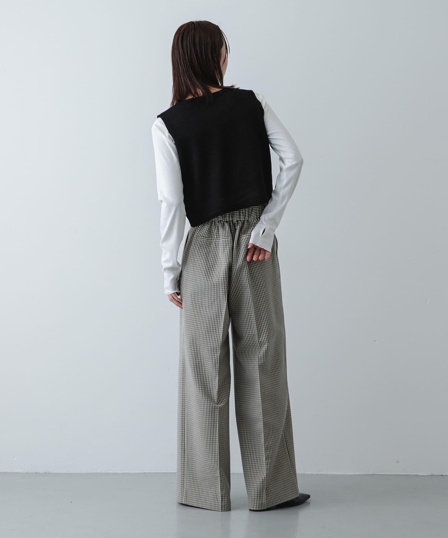 SENSE OF PLACE by URBAN RESEARCH「『洗濯可』リネンタッチクロップドセーター」|ニット・セーター|