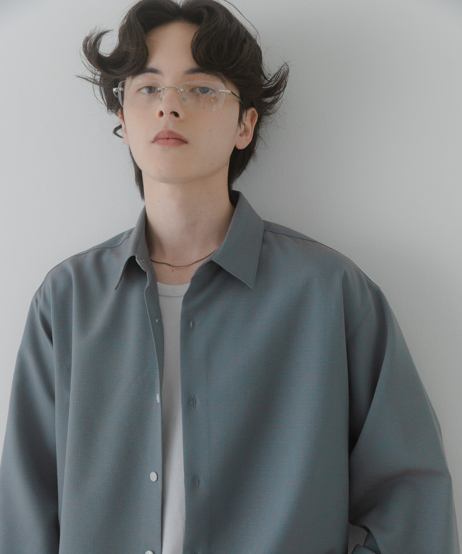 SENSE OF PLACE by URBAN RESEARCH「カラースラブレギュラーカラーシャツ」|シャツ・ブラウス|