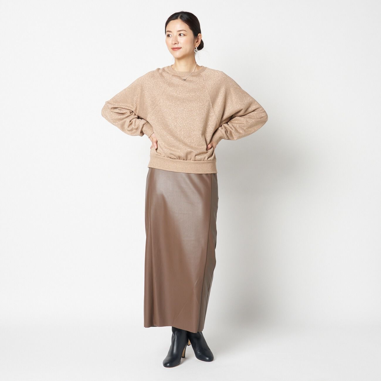 HELIOPOLE「HELIOPOLE GLITTER SWEAT SHIRT」|Tシャツ・カットソー|