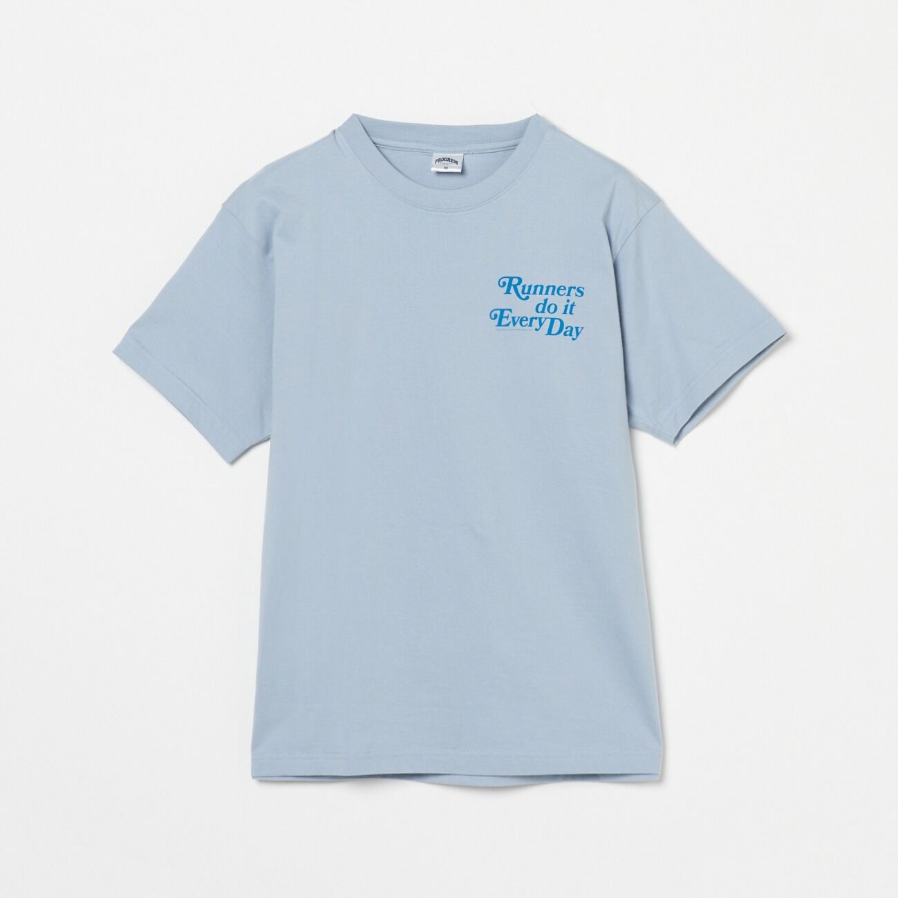  「PROGRESS RUNNING CLUB PRC RUNNER DO IT EVERY DAY」|Tシャツ・カットソー|スカイブルー