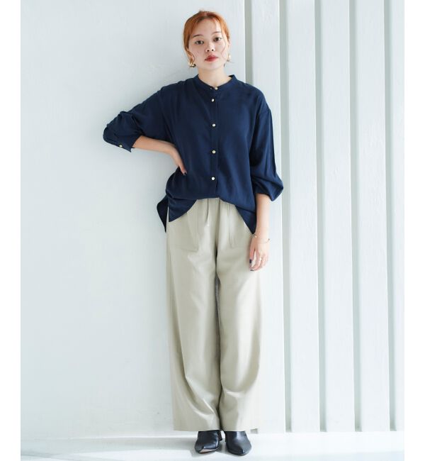 le.coeur blanc「ツイルストレッチイージーパンツ」|その他|