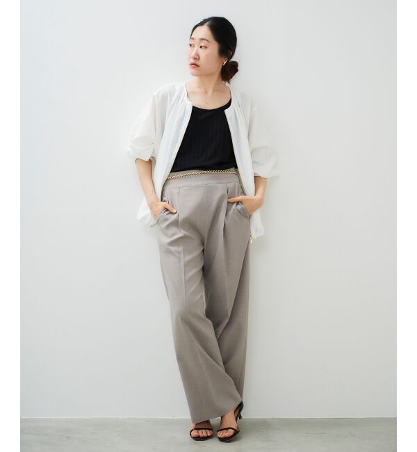 le.coeur blanc「ウエストチェーンツキパンツ」|その他|