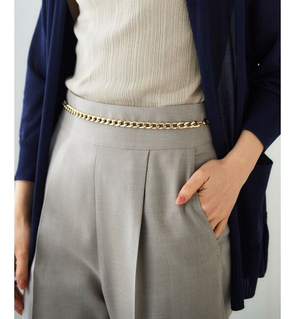 le.coeur blanc「ウエストチェーンツキパンツ」|その他|