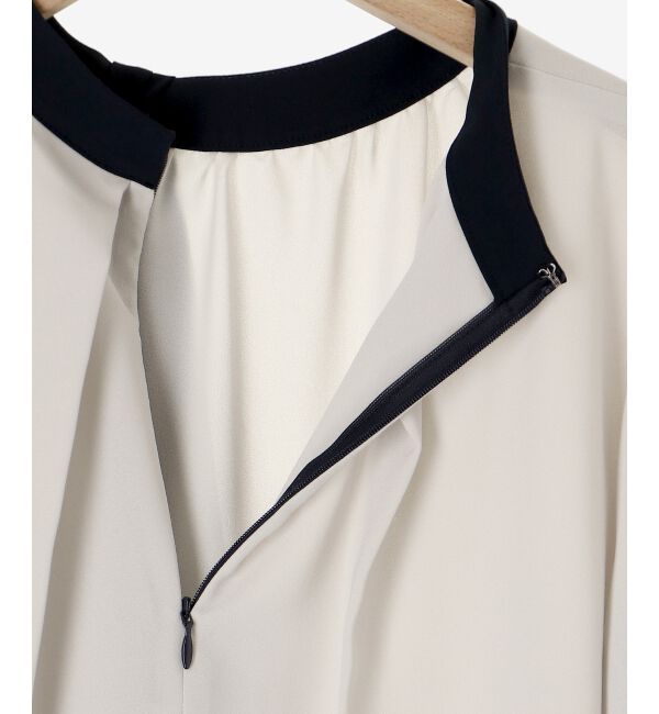 le.coeur blanc「ジョーゼットサイドスカーフタイブラウス」|シャツ・ブラウス|