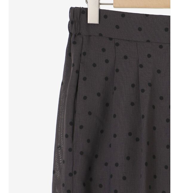  「リネンライクスラブドットタックパンツ」|その他|