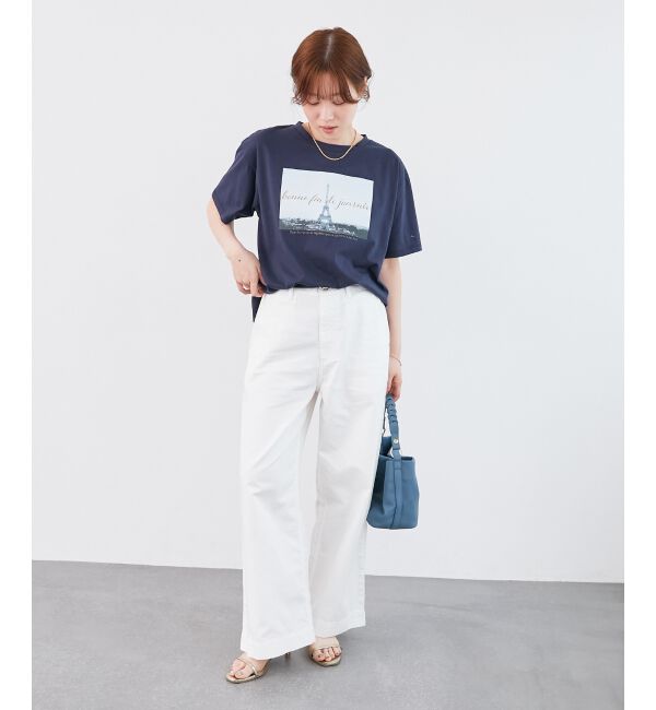  「《手洗い可能》La Tour EiffelロゴTシャツ」|Tシャツ・カットソー|