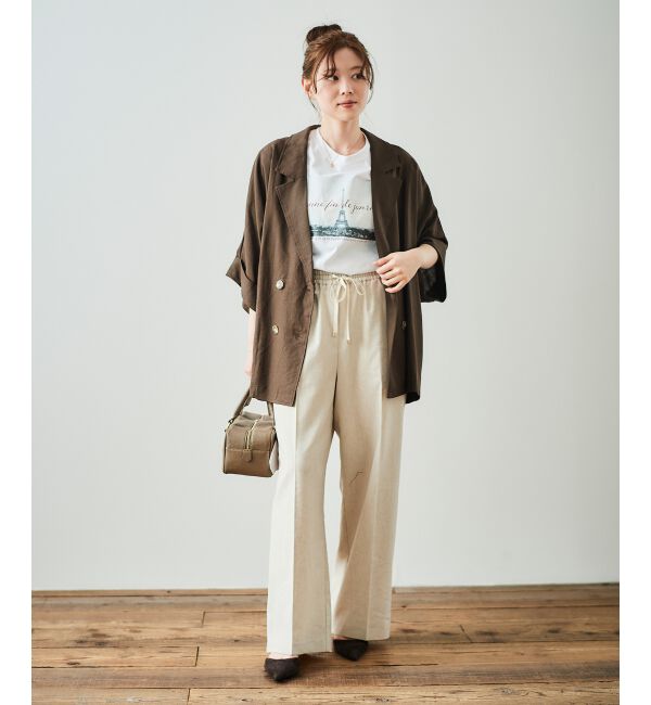  「《手洗い可能》La Tour EiffelロゴTシャツ」|Tシャツ・カットソー|