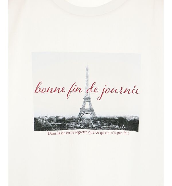  「《手洗い可能》La Tour EiffelロゴTシャツ」|Tシャツ・カットソー|