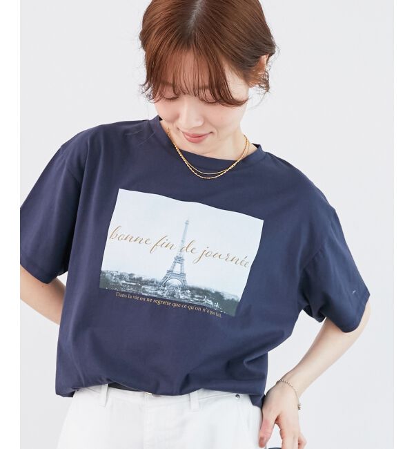  「《手洗い可能》La Tour EiffelロゴTシャツ」|Tシャツ・カットソー|