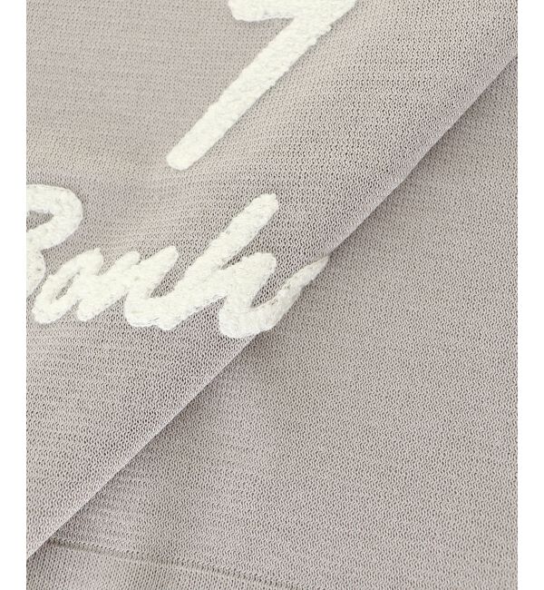  「《手洗い可能》シアー刺繍ハーフスリーブニット」|ニット・セーター|