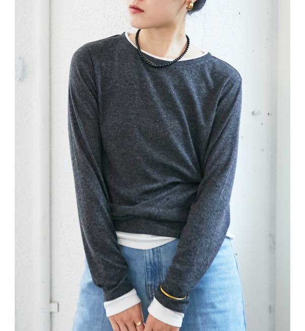  「レイヤードライクカットソー」|Tシャツ・カットソー|