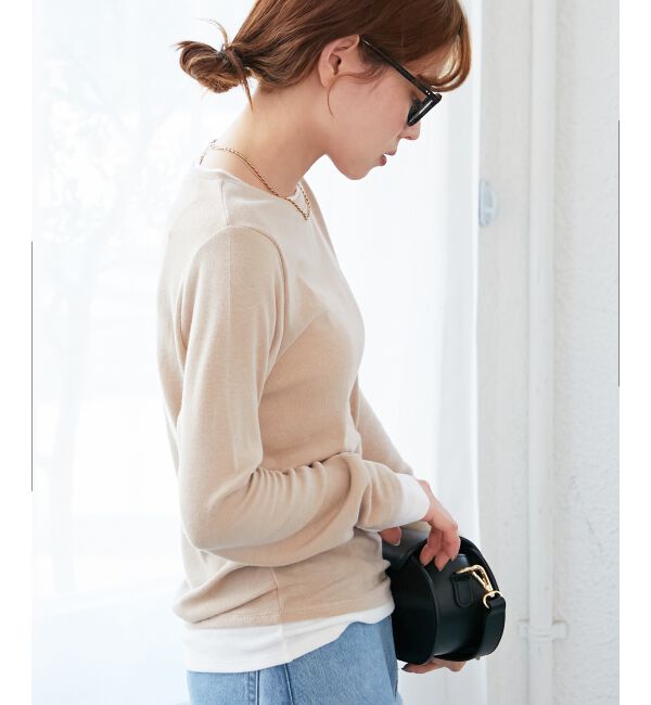  「レイヤードライクカットソー」|Tシャツ・カットソー|