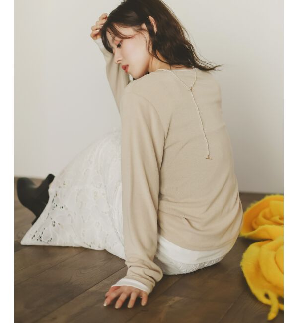  「レイヤードライクカットソー」|Tシャツ・カットソー|