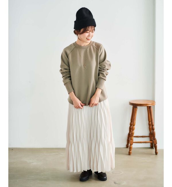  「バックジップボンディングトップス」|Tシャツ・カットソー|