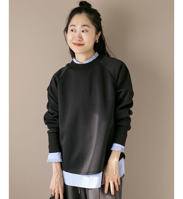  「バックジップボンディングトップス」|Tシャツ・カットソー|