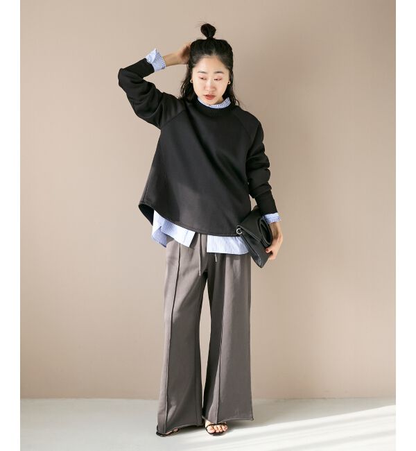  「バックジップボンディングトップス」|Tシャツ・カットソー|