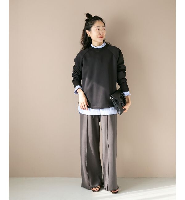  「バックジップボンディングトップス」|Tシャツ・カットソー|