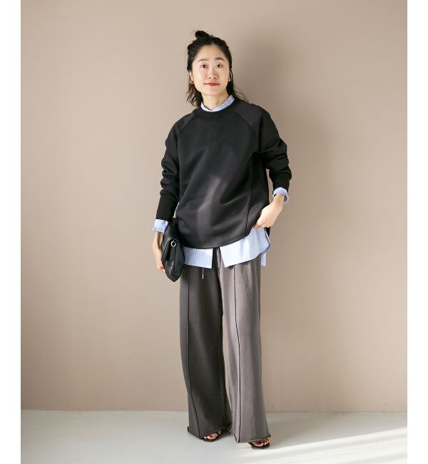  「バックジップボンディングトップス」|Tシャツ・カットソー|