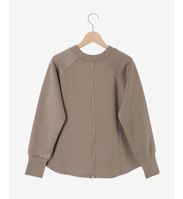  「バックジップボンディングトップス」|Tシャツ・カットソー|