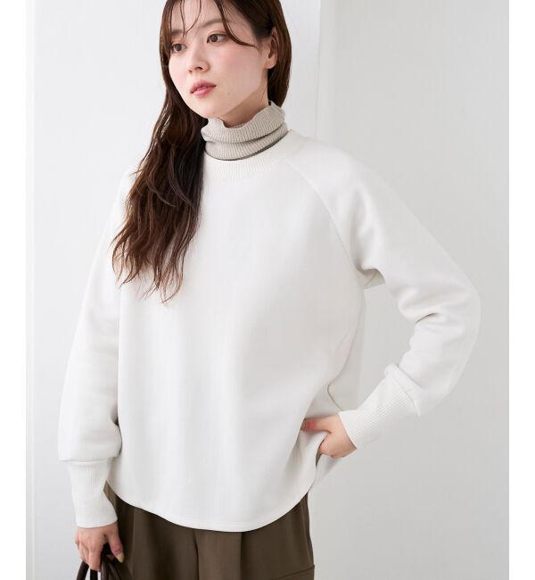  「バックジップボンディングトップス」|Tシャツ・カットソー|