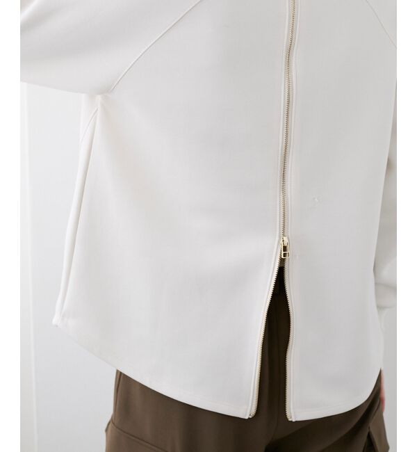  「バックジップボンディングトップス」|Tシャツ・カットソー|