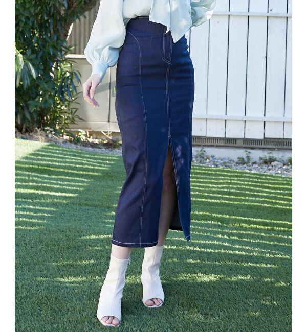 MAJESTICLEGON「ストレッチタイトスカート」|タイト|